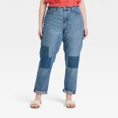 Universal Thread Women's High-Rise Cropped Boyfriend Jeans Relaxed Fit Universal ThreadBullseye Deals