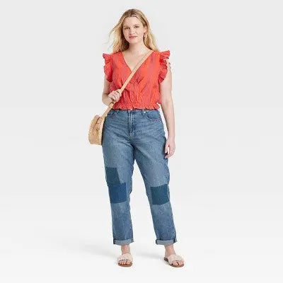Universal Thread Women's High-Rise Cropped Boyfriend Jeans Relaxed Fit Universal ThreadBullseye Deals