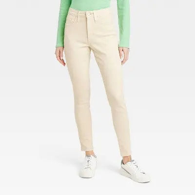 Universal Thread Women's High-Rise Skinny Jeans Cropped Stretchy Slim Universal ThreadBullseye Deals