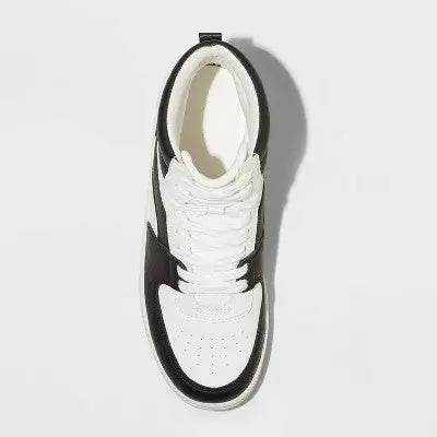 Universal Thread Women's High Top Faux Leather Lace Up Sneakers Memory Foam Universal ThreadBullseye Deals
