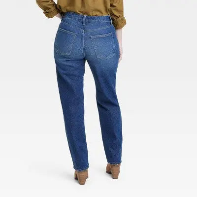 Universal Thread Women's High Waisted Straight Cargo Jeans 90's Vintage, Medium Wash Universal ThreadBullseye Deals