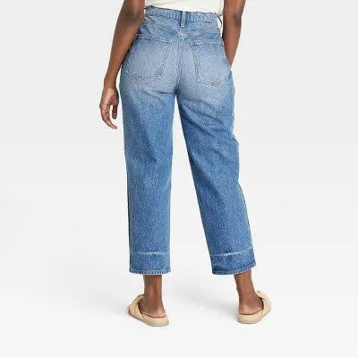 Universal Thread Women's Super-High-Rise Vintage Straight Jeans Ankle Length Universal ThreadBullseye Deals