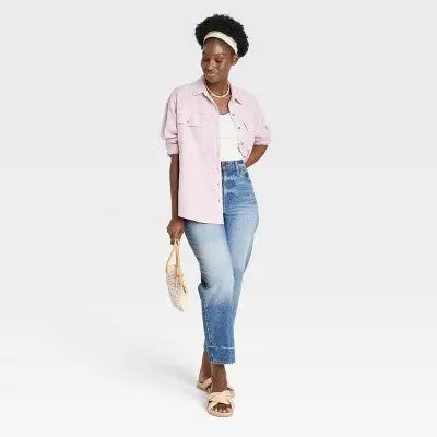 Universal Thread Women's Super-High-Rise Vintage Straight Jeans Ankle Length Universal ThreadBullseye Deals