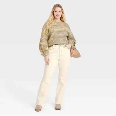 Universal Thread Women's Vintage Bootcut Jeans High-Rise Stretchy Denim Universal ThreadBullseye Deals