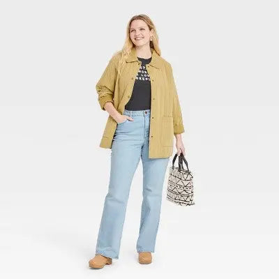 Universal Thread Women's Vintage Bootcut Jeans High-Rise Stretchy Denim Universal ThreadBullseye Deals