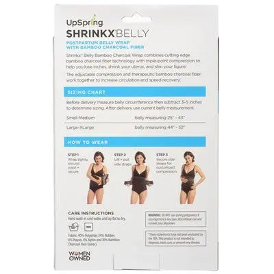 Upspring Shrinkx Postpartum Belly Wrap with Bamboo Charcoal Fiber UpSpringBullseye Deals