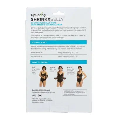 Upspring Shrinkx Postpartum Belly Wrap with Bamboo Charcoal Fiber UpSpringBullseye Deals