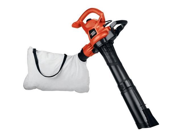 Open Box -  Black & Decker BV3600 12 Amp Two Speed Handheld Electric Mulcher Blower Vac