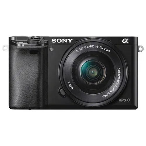 Very Good - Sony ILCE-6000L/B Alpha a6000 Mirrorless Digital Camera w/ 16-50mm lens - Black - Secondipity