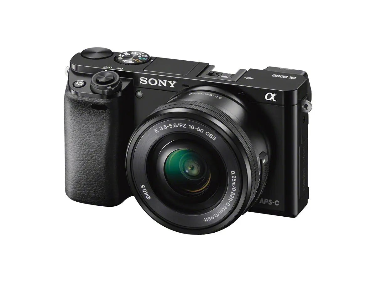 Very Good - Sony ILCE-6000L/B Alpha a6000 Mirrorless Digital Camera w/ 16-50mm lens - Black - Secondipity