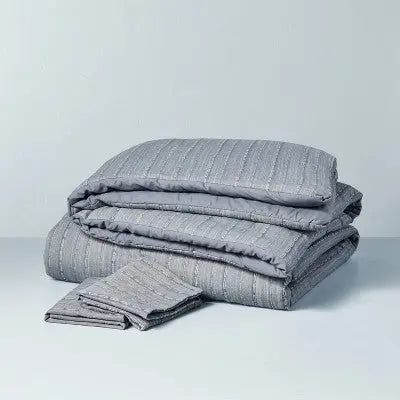 Washed Loop Stripe Duvet Cover Bedding Set - Hearth & Hand with Magnolia Hearth & Hand with MagnoliaBullseye Deals