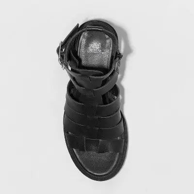 Wild Fable High-Top Fisherman Sandal Faux Leather Chunky Block Heels Wild FableBullseye Deals