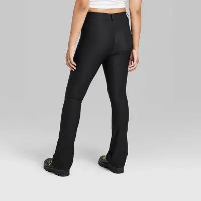 Wild Fable Women's Mid Rise Slim Leg Slim Twill Pants Wild FableBullseye Deals