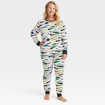 Women's Glow-In-The-Dark Mummy Halloween Matching Family Pajama Set - Hyde & EEK! Boutique Hyde & EEK! BoutiqueBullseye Deals