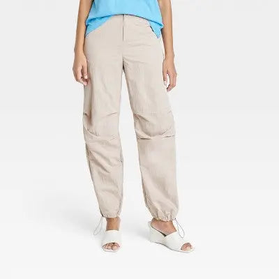 Women's High-Rise Parachute Pants - A New Day - Secondipity