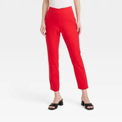 Women's High-Rise Slim Fit Ankle Pants - A New Day A New DayBullseye Deals