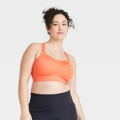 Women's High Support Embossed Racerback Run Sports Bra - All in Motion All in MotionBullseye Deals