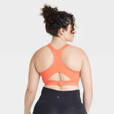 Women's High Support Embossed Racerback Run Sports Bra - All in Motion All in MotionBullseye Deals