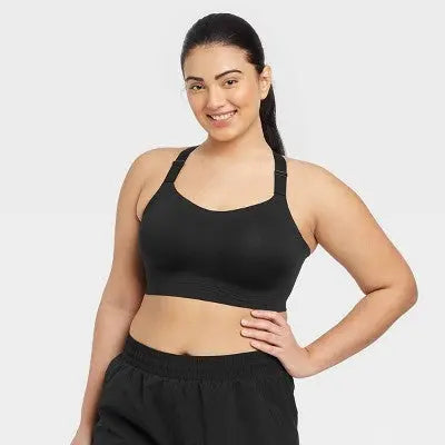Women's High Support Embossed Racerback Run Sports Bra - All in Motion All in MotionBullseye Deals