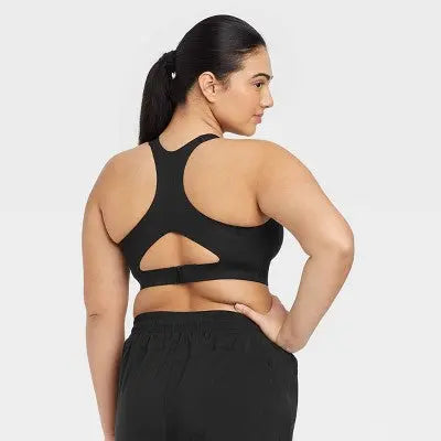 Women's High Support Embossed Racerback Run Sports Bra - All in Motion All in MotionBullseye Deals