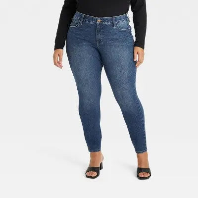 Women's Mid-Rise Skinny Jeans - Ava & Viv Ava & VivBullseye Deals