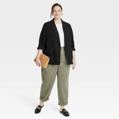 Women's Relaxed Fit Essential Blazer A New DayBullseye Deals