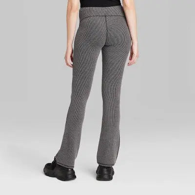 Women's Ribbed Flare Leggings - Wild Fable Wild FableBullseye Deals