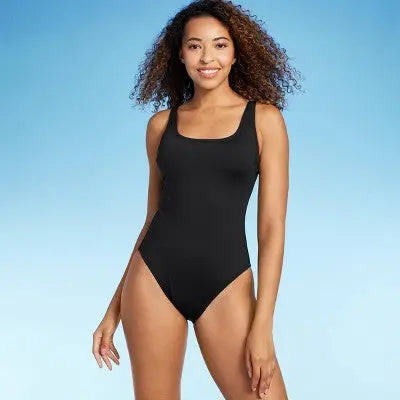 Women's Shaping Square Neck One Piece Swimsuit - Shade & Shore Shade & Shore