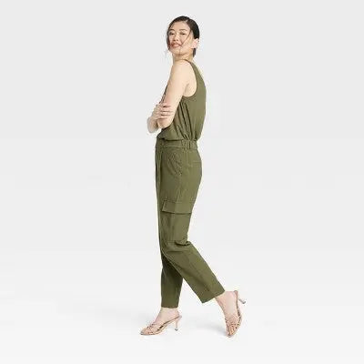 Women's Tapered Ankle Cargo Pants - A New Day A New DayBullseye Deals