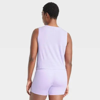 Women's Twist-Front Cropped Tank Top - All in Motion All in MotionBullseye Deals