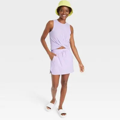 Women's Twist-Front Cropped Tank Top - All in Motion All in MotionBullseye Deals