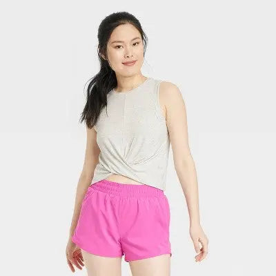 Women's Twist-Front Cropped Tank Top - All in Motion All in MotionBullseye Deals