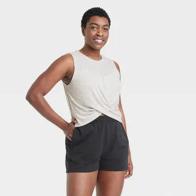 Women's Twist-Front Cropped Tank Top - All in Motion All in MotionBullseye Deals