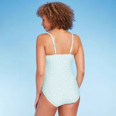 Women's U-Wire One Piece Swimsuit - Shade & Shore ight Geo Print Shade & ShoreBullseye Deals