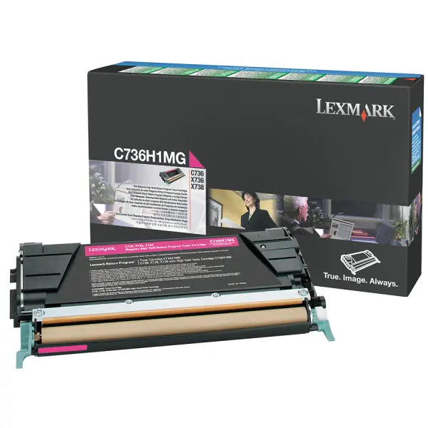 New - Lexmark C736H1MG C736/X736/X738 Magenta Laser Toner Cartridge 10000 Page LEXMARK