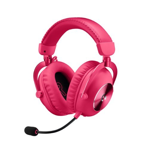 Open Box -  Logitech - PRO X 2 LIGHTSPEED Wireless Gaming Headset - Magenta - 981-001274 LogitechBullseye Deals