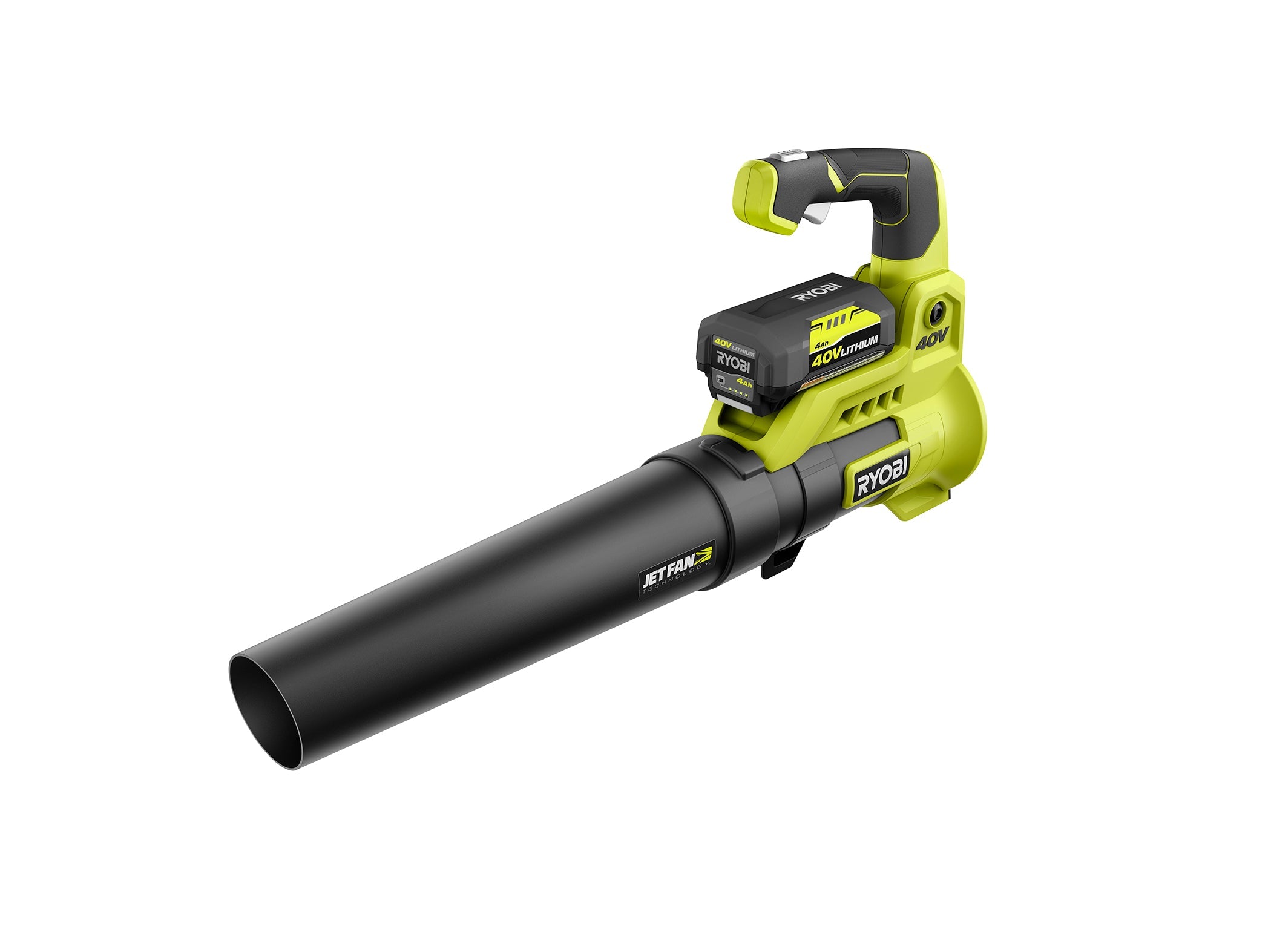 Open Box -  RYOBI 110 MPH 525 CFM 40-Volt Lithium-Ion Cordless Jet Fan Leaf Blower RYOBIBullseye Deals