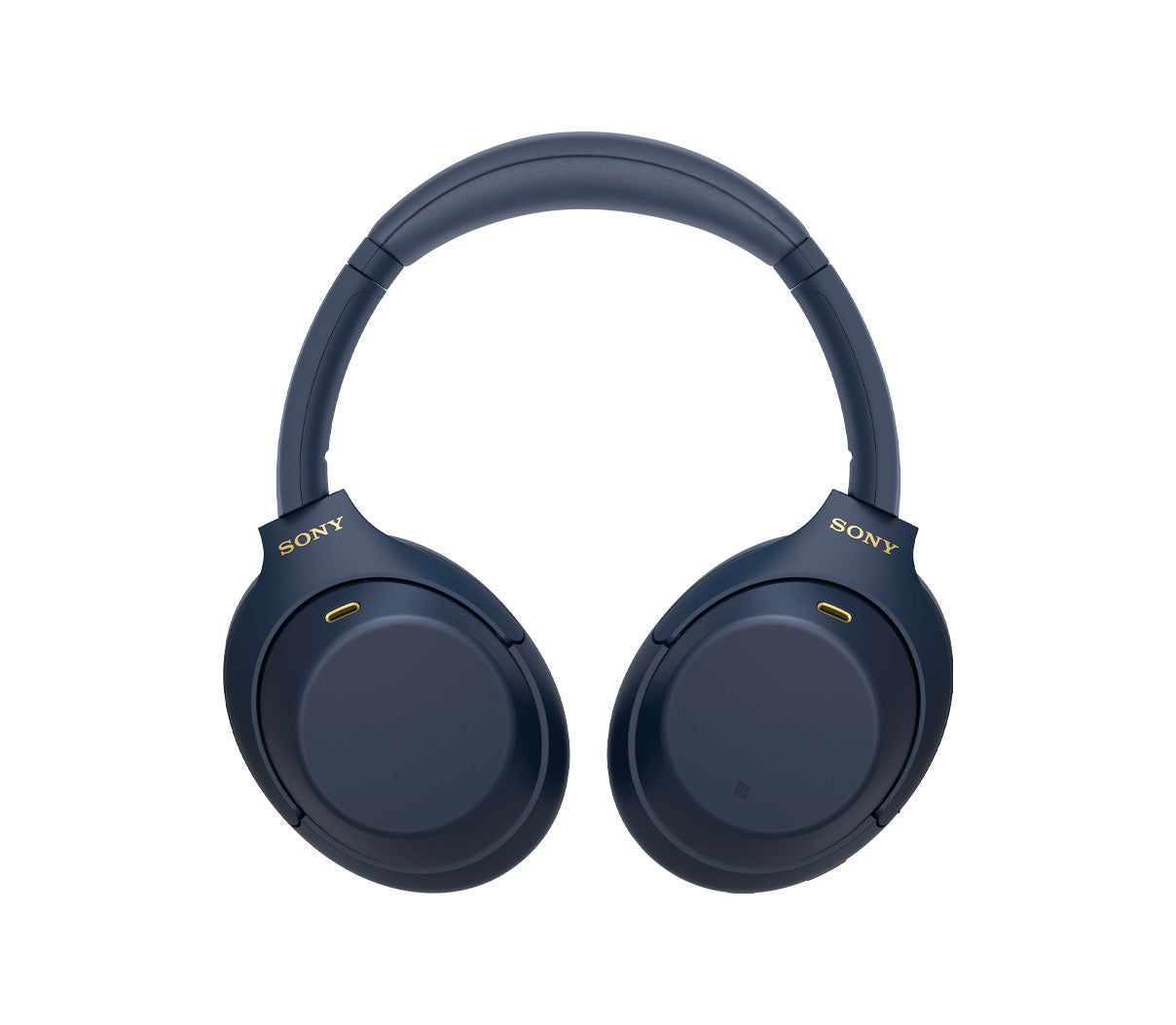 Certified Refurbished - Sony WH-1000XM4 Wireless Noise-Cancelling Over-the-Ear Headphones Midnight Blue