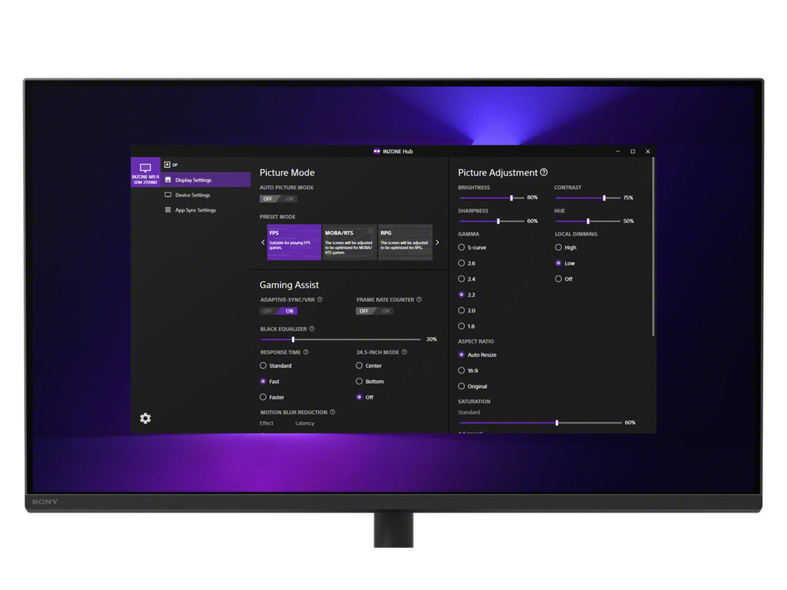 Certified Refurbished - Sony - 27-Inch INZONE M9 II 4K 160Hz 1ms GtG Full Array Gaming Monito SonyBullseye Deals