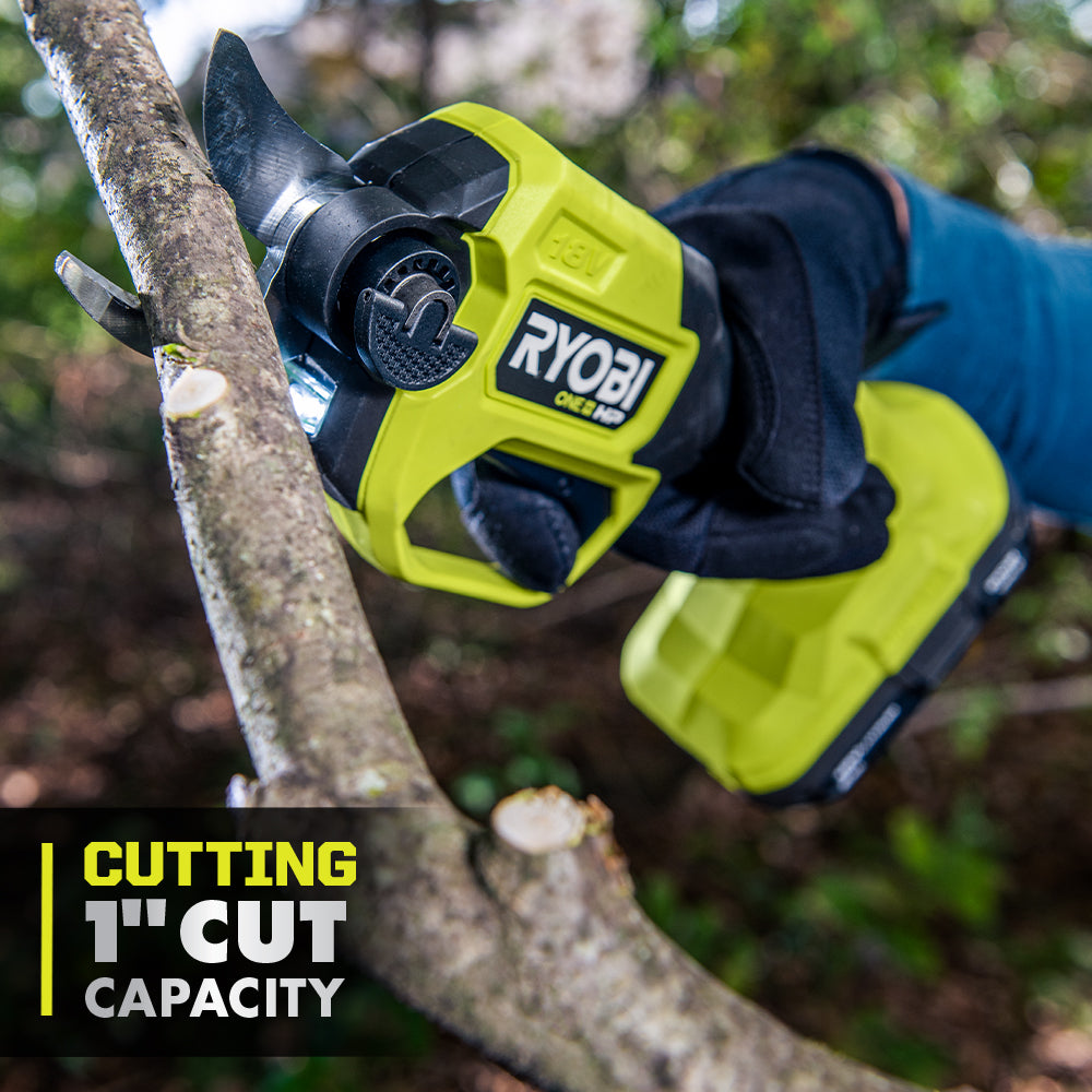 Open Box - RYOBI 18V ONE+ HP Brushless Cordless Battery Pruner (Tool Only)