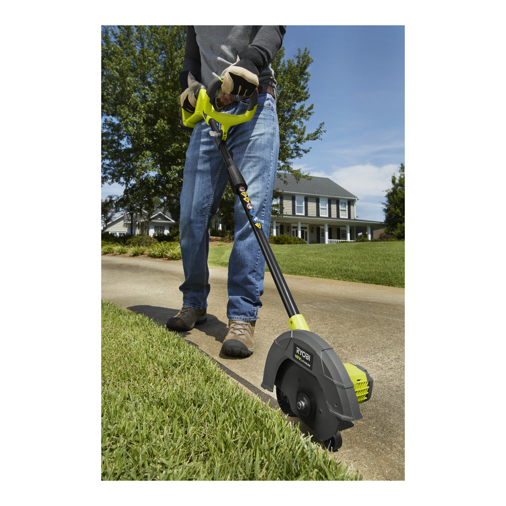 Open Box -  RYOBI ONE+ 9 in. 18-Volt Lithium-Ion Cordless Edger Battery and Charger Included RYOBIBullseye Deals