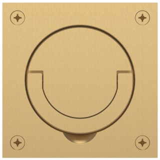 Open Box - Baldwin 397033 3-1/2 Inch x 3-1/2 Inch Solid Brass Flush Ring Pull