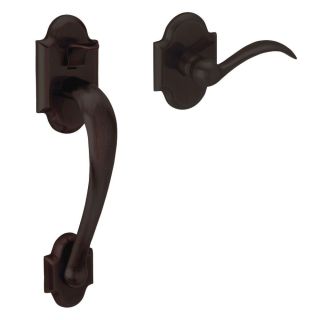 Open Box - Baldwin 85353102ACLH Boulder Sectional Entry Left Handed Handle Set Kit with Interior Boulder Lever