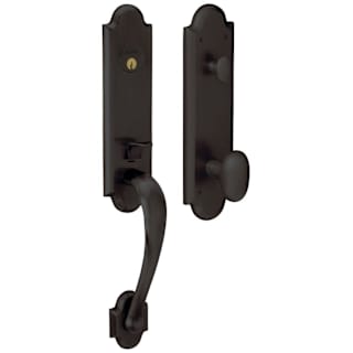 Open Box - Baldwin 85354102ENTR Boulder Single Cylinder Handleset with an Oval Interior Knob and Emergency Egress