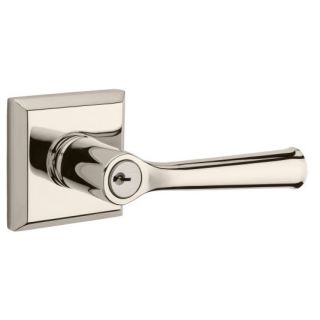Open Box - Baldwin ENFEDTSR141 Federal Single Cylinder Keyed Entry Door Lever Set with Traditional Square Rose