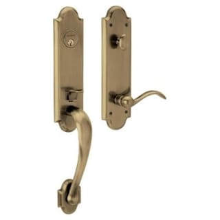 Open Box - Baldwin M512003LENT Boulder Single Cylinder Left Hand Keyed Entry Mortise Lock Lever Handleset Trim