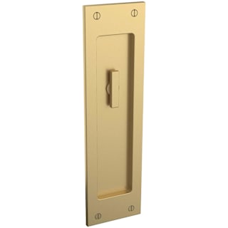 Open Box - Baldwin PD005033KT Santa Monica Style Pocket Door Interior Privacy Trim from the Estate Collection