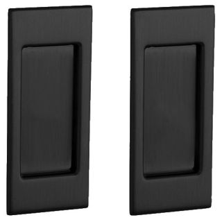 Open Box - Baldwin PD006190PASS Santa Monica Passage Pocket Door Set with Door Pull from the Estate Collection
