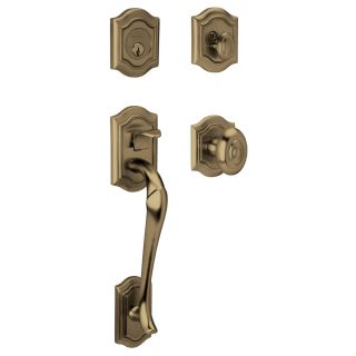 Open Box - Baldwin 85327050ENTR Bethpage Single Cylinder Solid Brass Sectional Handleset with Bethpage Interior Knob
