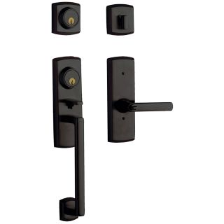 Open Box - Baldwin 853851022RH Right Handed Soho Single Cylinder Sectional Handleset with Soho Interior Lever